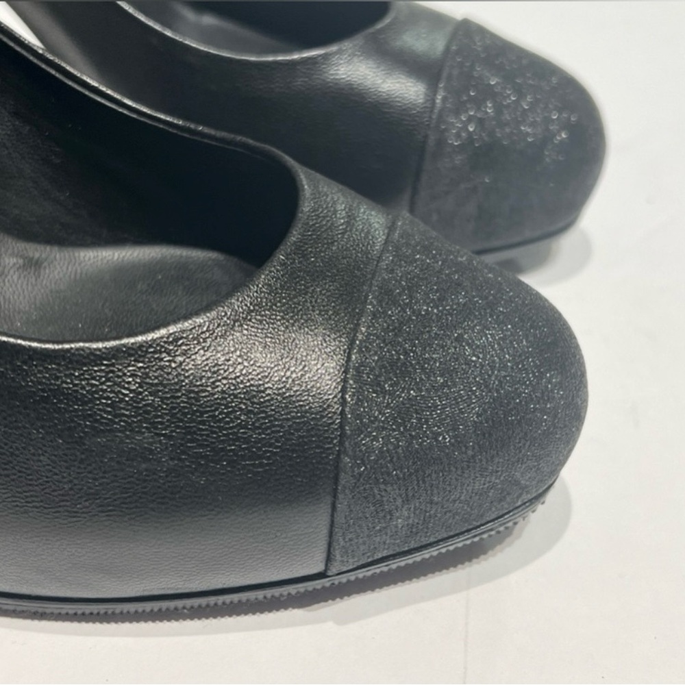 Chanel black platform CC heels - Picture 5 of 12
